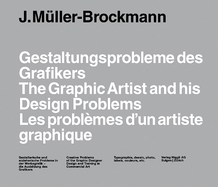 The Graphic Artist and his Design Problems – Niggli