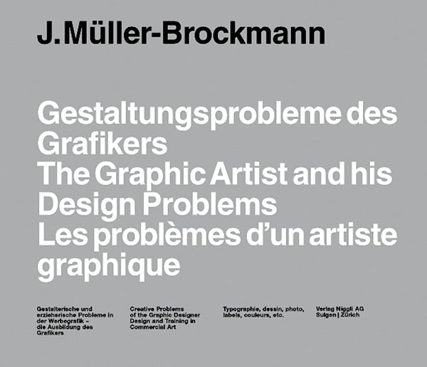 The Graphic Artist and his Design Problems – Niggli