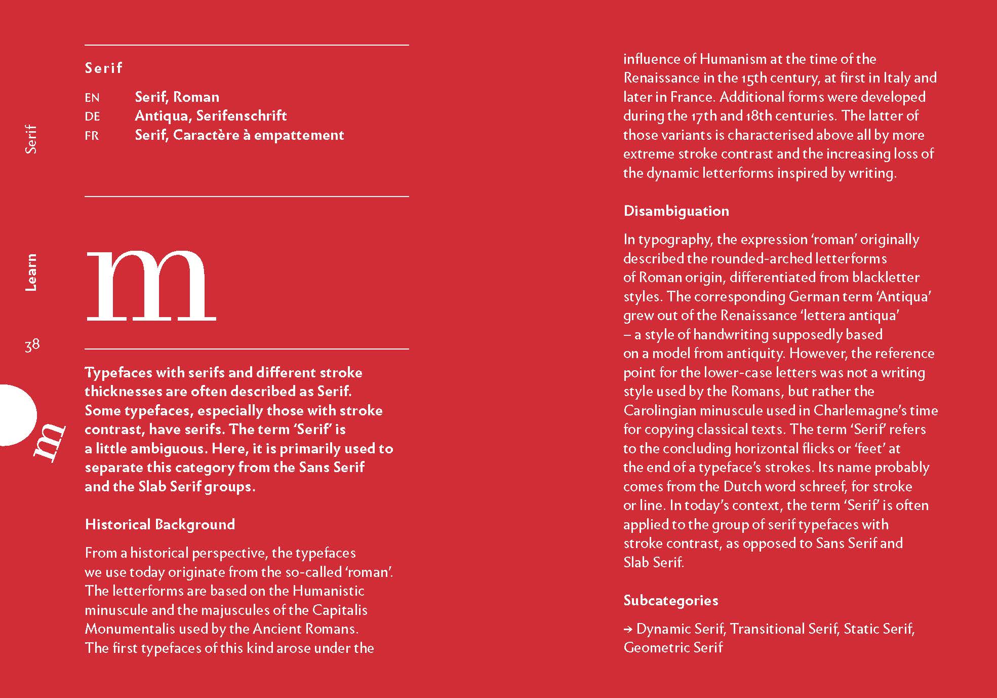 Vorschau von The quick classification guide for typography 