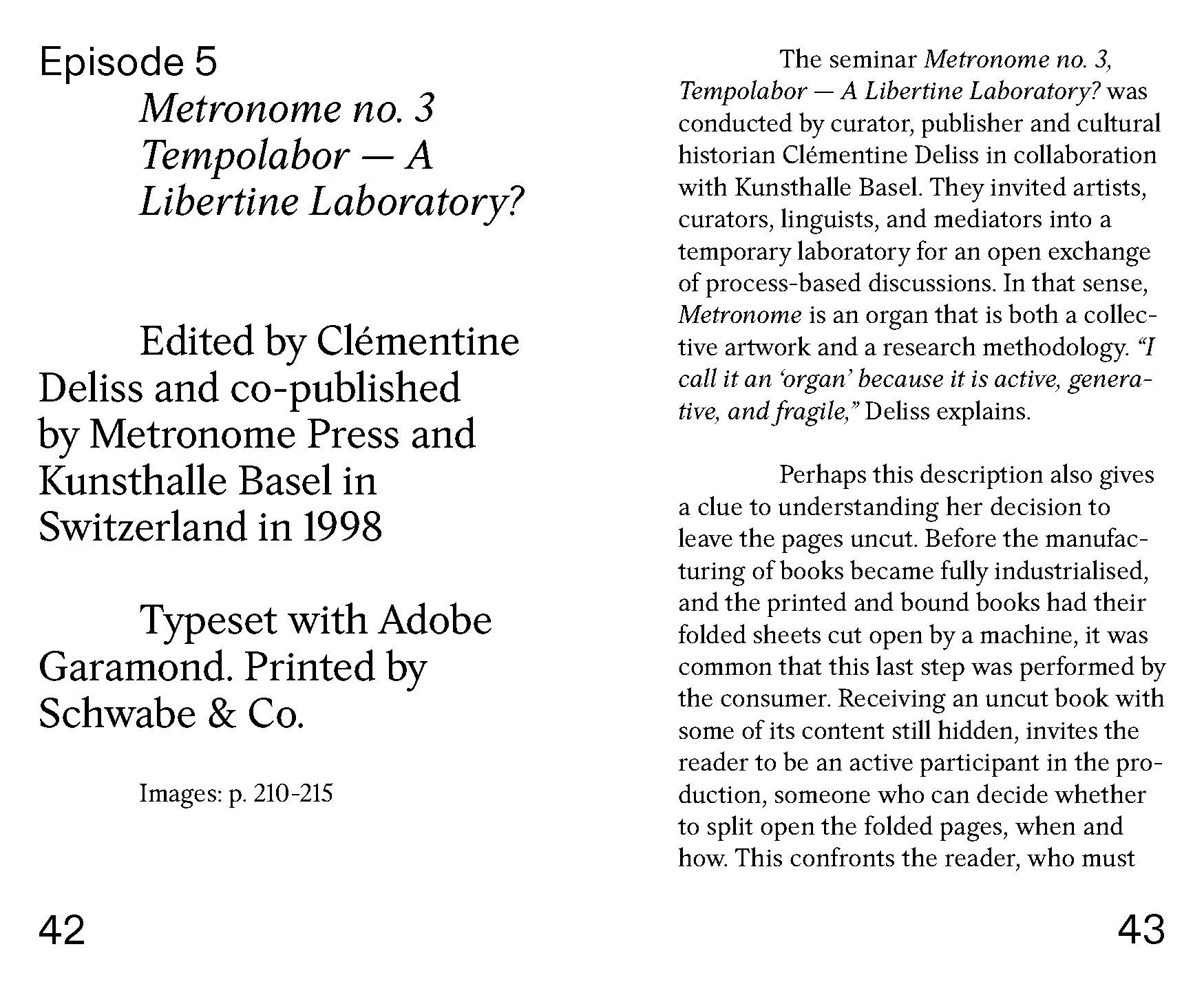 Notes on Book Design