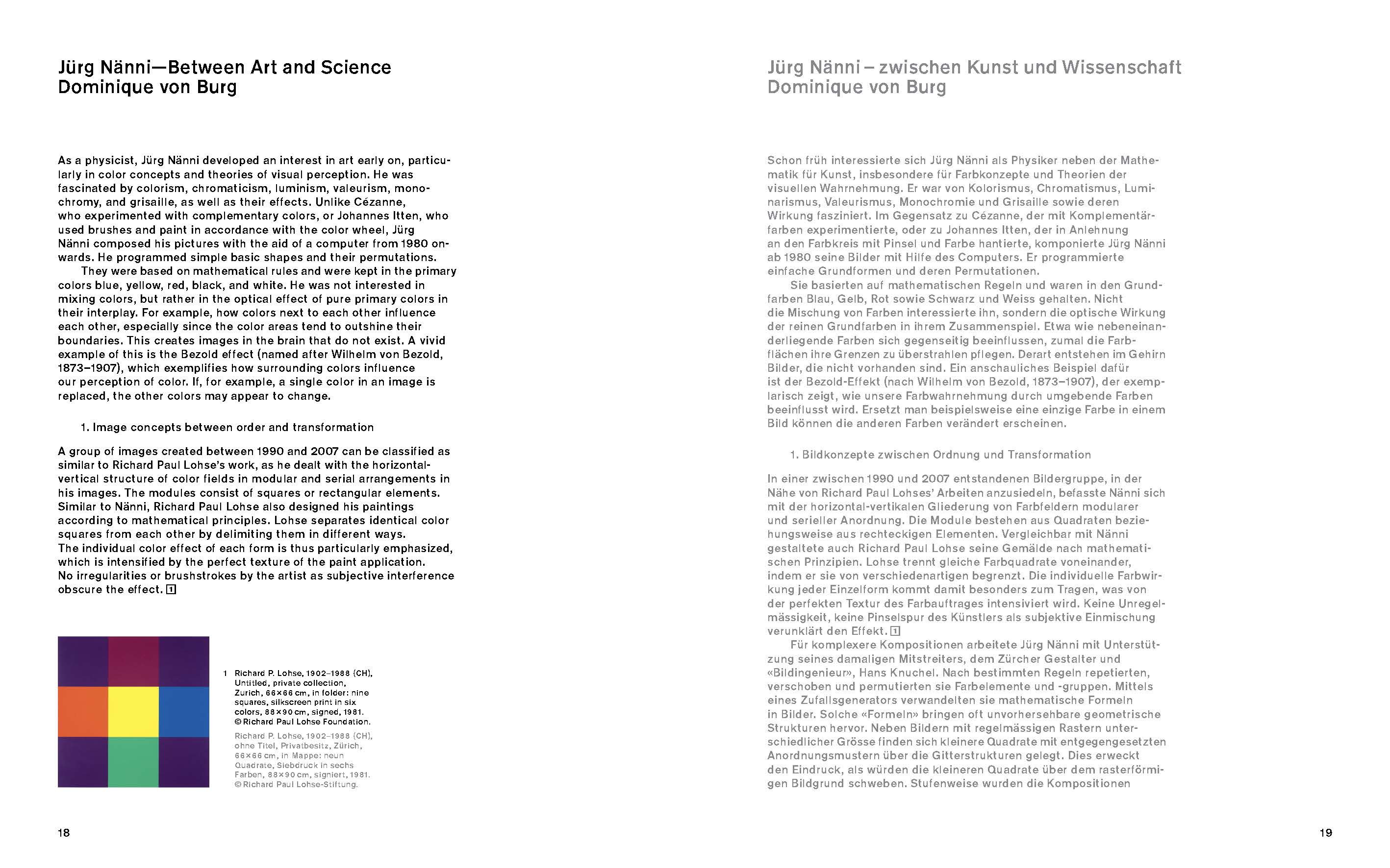 Jürg Nänni. Art & Science