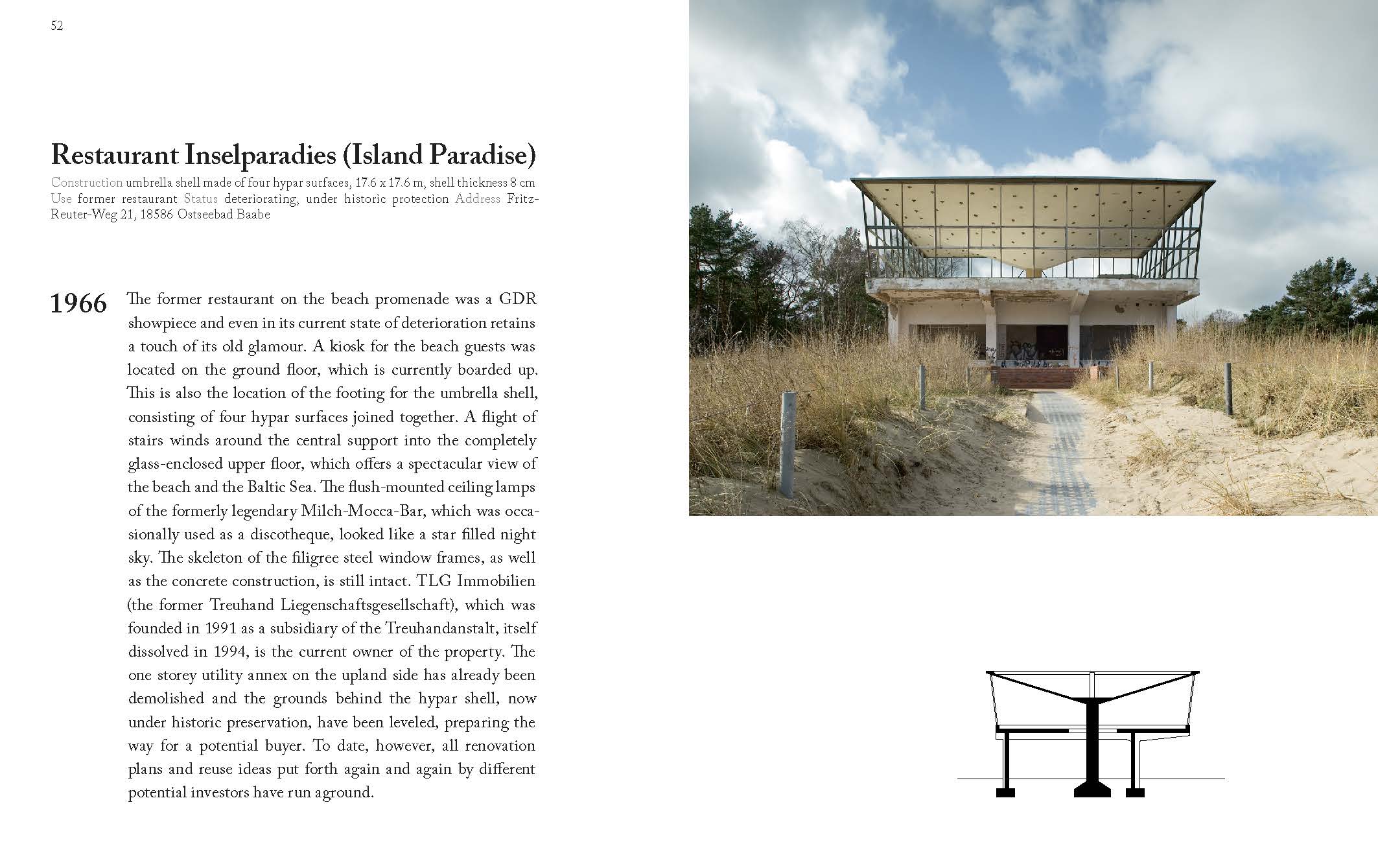 Ulrich Müther. Shell Structures in Mecklenburg-Western Pomerania