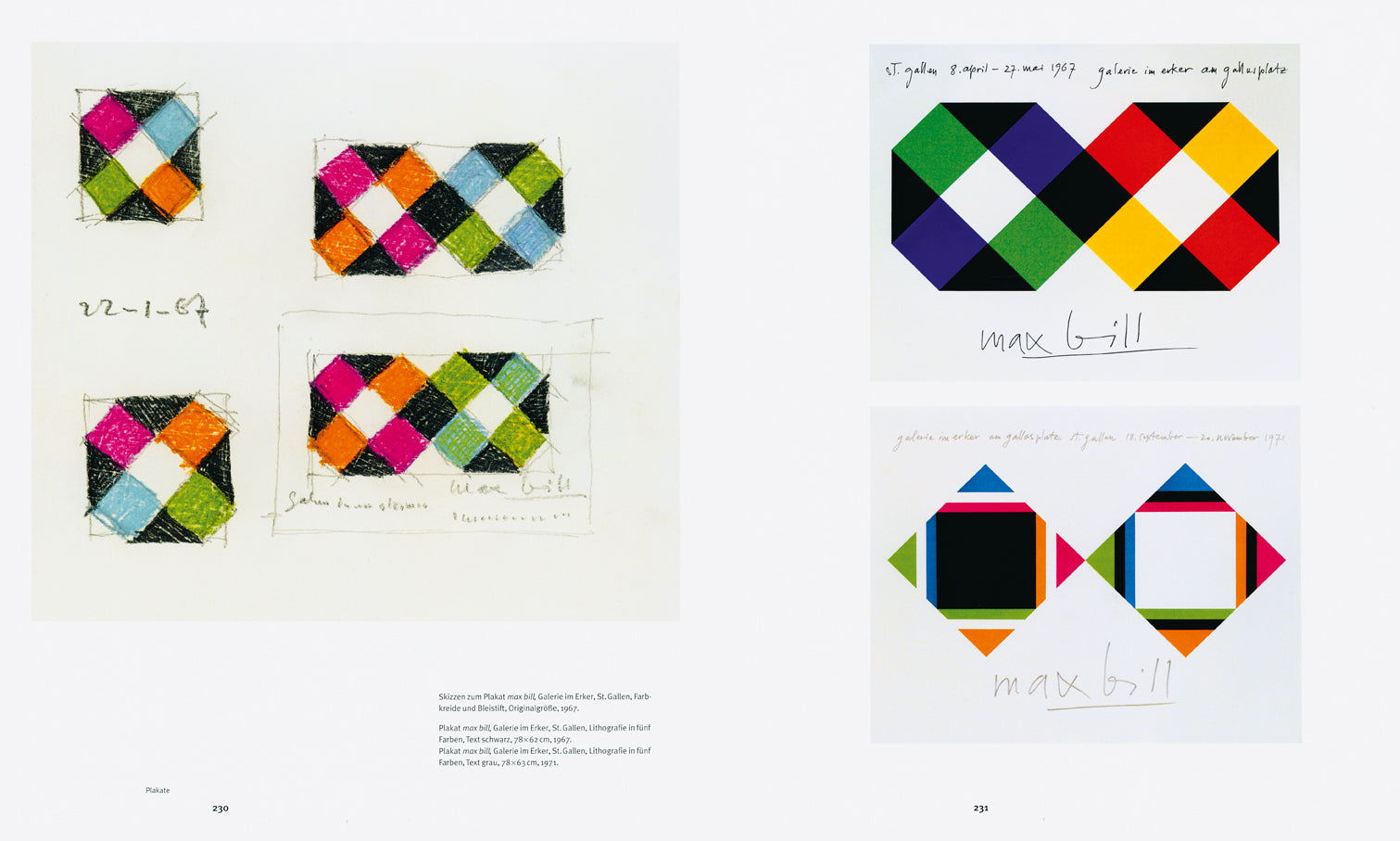 Max Bill: Typografie. Reklame. Buchgestaltung