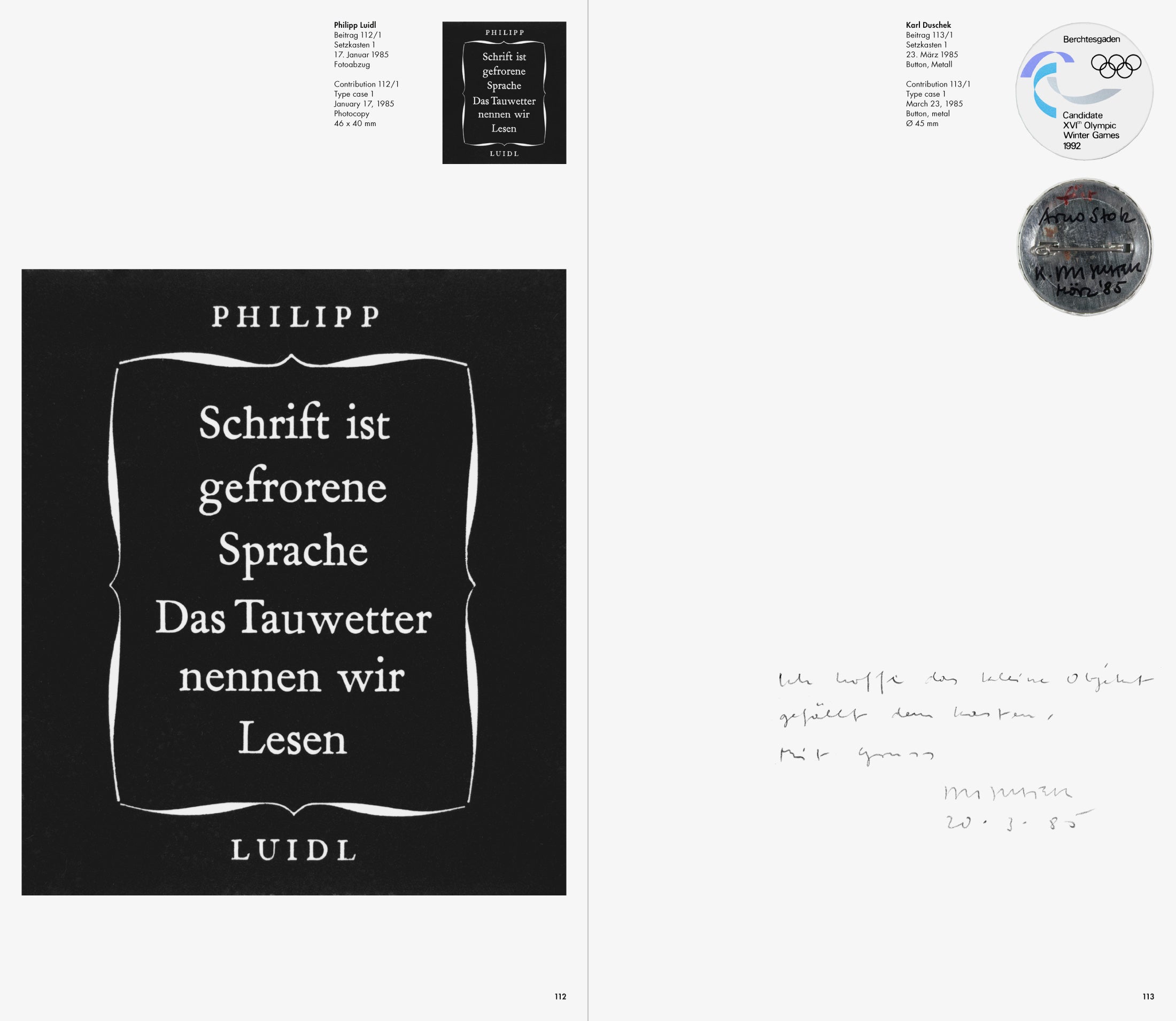 Die Galerie im Setzkasten