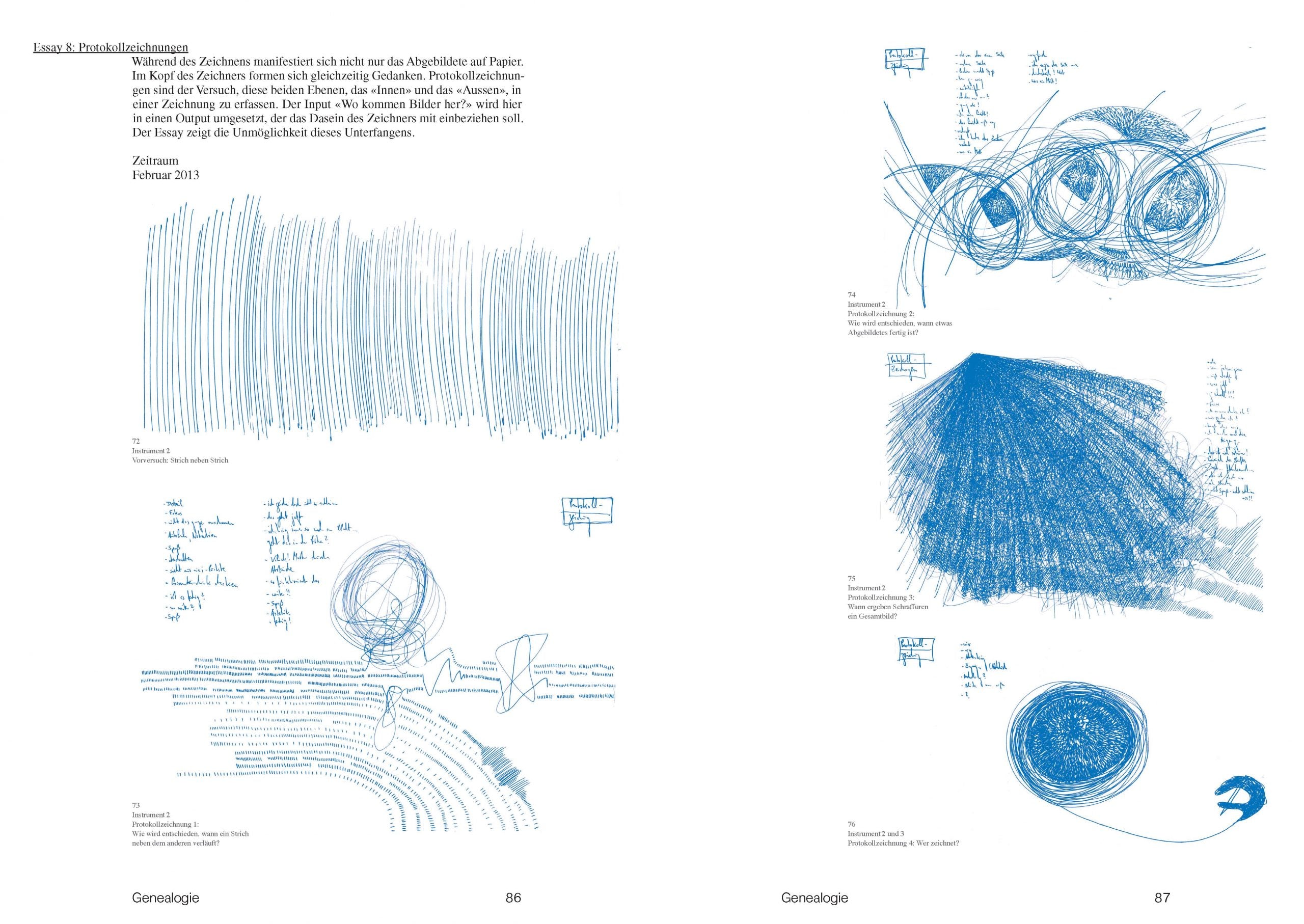 Experimente dazu, wie etwas Abgebildetes entsteht