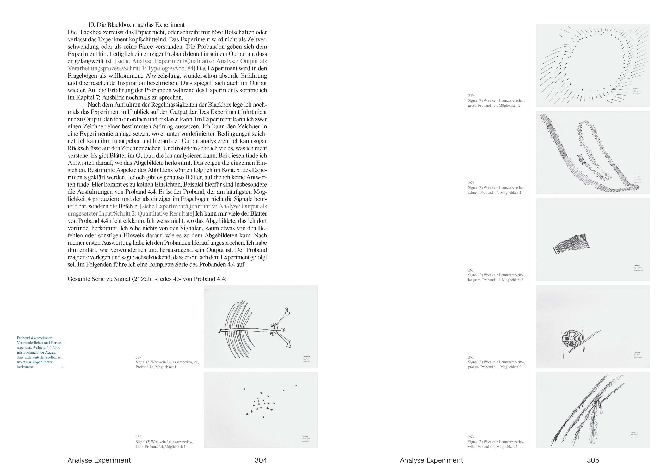 Experimente dazu, wie etwas Abgebildetes entsteht