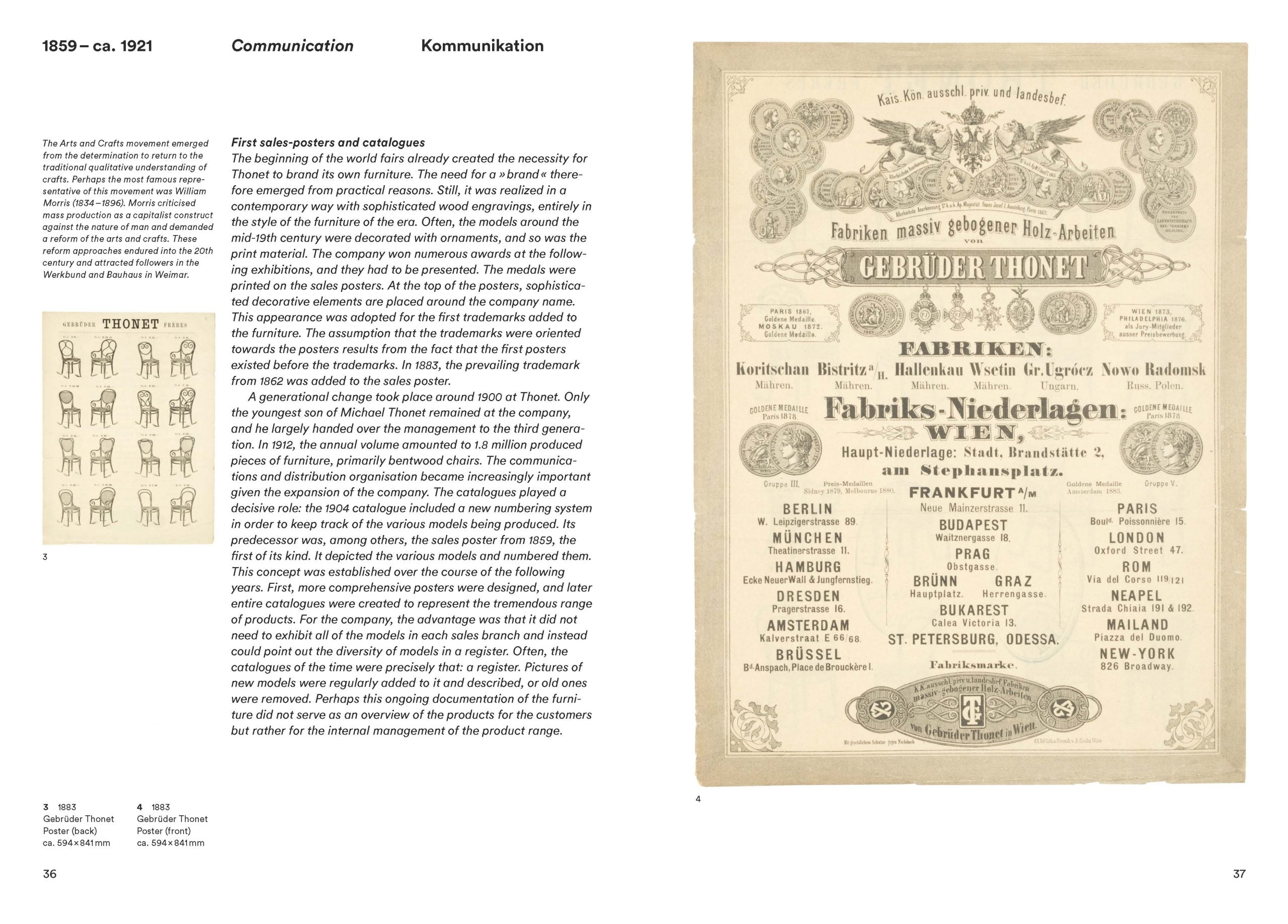 Die Marke Thonet – Ein Blick auf ihre grafische Geschichte