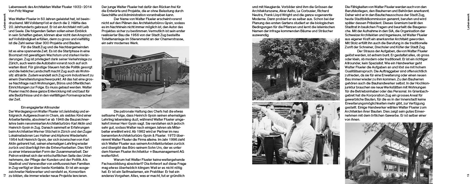 Architektur von Walter Flueler